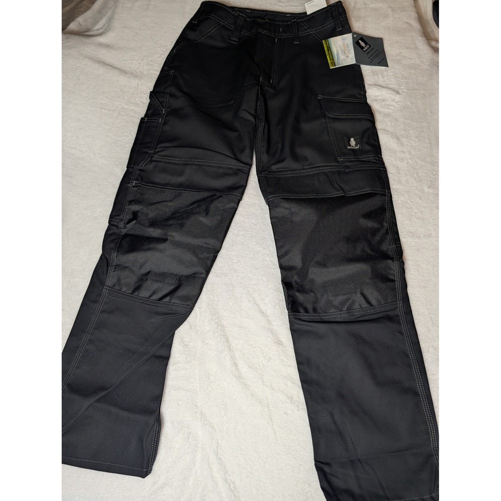 MASCOT Houston Work Pants Men's 30.5x32 Black Cargo Utility Gorpcore NWT